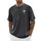 thumbnail image 2 of Men's Hawaii Printed T-Shirt Men's Loose Casual Short Sleeve Top3XL, 2 of 4