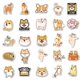 thumbnail image 3 of Set de stickers WLJIAO de 50 piezas impermeables de perros Shiba Inu, 3 of 7