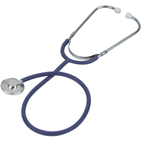 Prism Series Aluminum Single Head Nurse Stethoscope, Navy Blue, Boxed