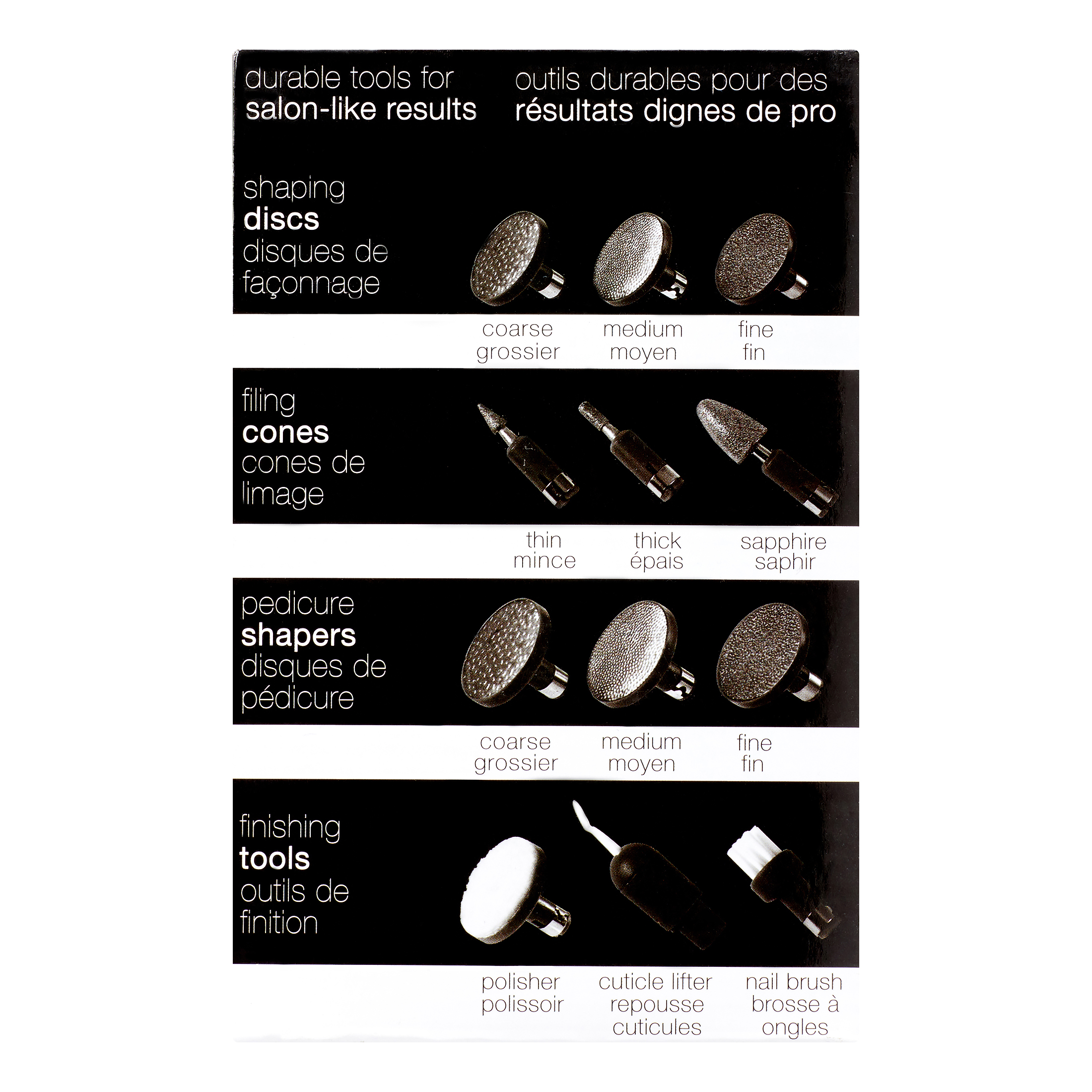 Sensationail Manicure & Pedicure Nail Dryer Kit (White), 15 Pieces - image 6 of 7