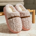 thumbnail image 2 of Lenago Fuzzy Slippers for Women Cozy Platform Soft Foam Slippers Indoor Comfortable House Shoes Slipper Anti-slide Winter Footwear for Cold Weather, 2 of 10