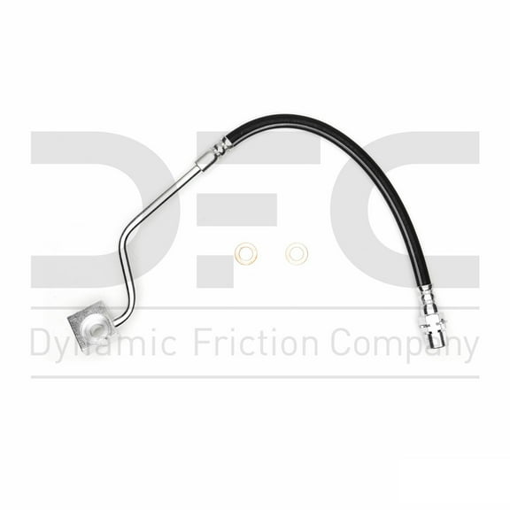 Front Left Dynamic Friction Company Brake Line Hose 350-54044 For 1987-1993 Ford Mustang