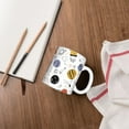 thumbnail image 4 of Yiaed Rocket Planets Print Ceramics Coffee,Large Handle Design,Extra Large Tea and Coffee Cup for Office and Home Mugs, 4 of 6