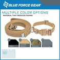 thumbnail image 2 of Blue Force Gear Black Dog Gear Set | Heavy-Duty Dog Collar & Leash, Cobra Buckle, 13.5-20" Collar, 73" to 1" Leash, 2 of 7