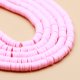 thumbnail image 1 of Cuentas redondas planas de arcilla polimérica, abalorios espaciadores sueltos de disco Heishi hechos a mano para la fabricación de joyas, pulseras y collares, 4/6mm, 350 unidades por lote, 1 of 4