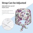 thumbnail image 4 of Kdxio Fairy Flower Pattern Turban Hat for Women Men Comfortable Adjustable Cleaning Working Cap with Sweatband, 4 of 8