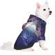thumbnail image 2 of Balery Planets Stars And Galaxies Sudadera con Capucha para Perros Pequeños – Ropa para Mascotas, Disfraz para Perros y Gatos, Ideal para Fiestas y Cosplay-Medium, 2 of 7