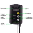 thumbnail image 3 of AIICIOO Under Tank Heater Thermostat - Reptile Heating Pad with Temperature Control Reptile Heat Mat 8 Watt for Combo Set for Hermit Crab Lizard Terrarium, 3 of 6