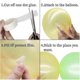 thumbnail image 4 of Set of 6 rolls of tape adhesive for balloons, double hole adhesive tape for birthday party, wedding0 - you, 4 of 5