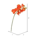 thumbnail image 2 of Vickerman 35" Orange Real Touch Orchid Artificial Floral Stem, 2 of 3