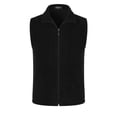 thumbnail image 3 of Blekii Men's Full Zip Fleece Vest, Warm Puffer Sleeveless Jacket Layer, Light Insulation for Outdoor Activities, Casual Chic Layering Piece, Versatile Top for Hiking Or Casual Wear,, 3 of 5
