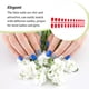 thumbnail image 5 of Soidarity Nail Art Delicado Extraíble Puntas Artificiales Extensión Uñas Moda Envolturas Herramientas de Manicura Decoración para Niñas Arte de uñas tipo 28 Soidarity  CE012300-28B, 5 of 6