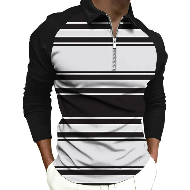 adviicd White Magellan Shirts for Men Fashion Men's Shirts Short Sleeve  Tech Performance Golf Polo Shirt Standard Fit