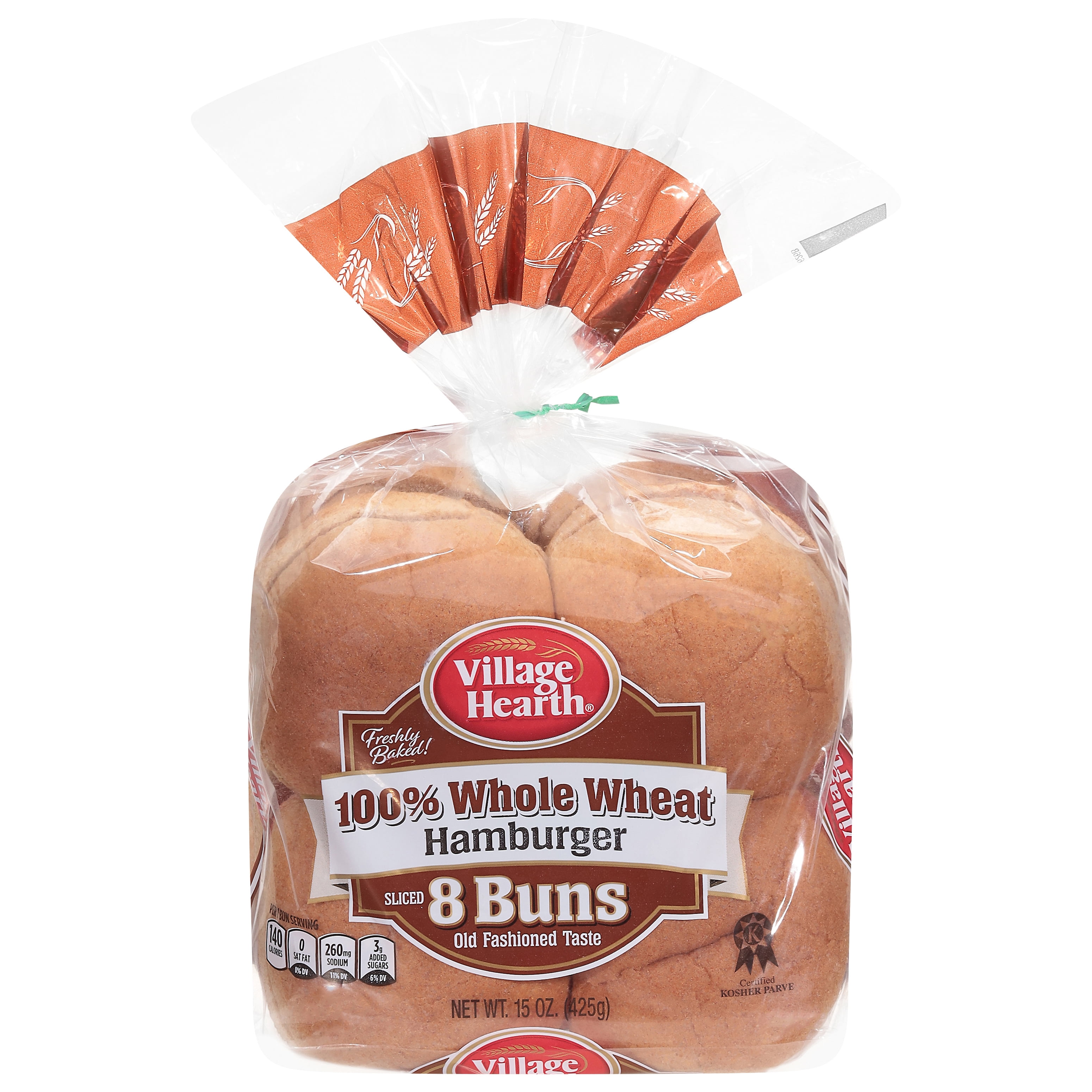 Pan O Gold Baking Village Hearth  Hamburger Buns, 8 ea
