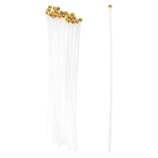 100pcs Flagpole for Flags Hand Waving Flagpoles Natural Plastic Flagpoles Flag Pole Sticks Replacements