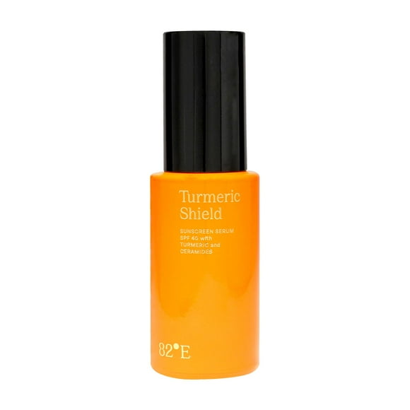 Sérum protector solar 82E Turmeric Shield SPF 40 PA+ para mujer, 30 ml