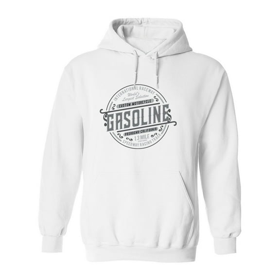 Motorcycle Gasoline Hoodie Men -Image by Shutterstock, Male x-Large