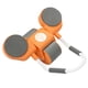 thumbnail image 3 of Rueda abdominal de rebote automático con soporte para codo Equipo de rodillo de ejercicio abdominal de espuma EVA PP para entrenamiento de fuerza central Naranja, 3 of 12