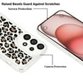 thumbnail image 4 of Feishell Case For Samsung A23 5G Cute Leopard Print Pattern Soft TPU Rubber Bumper Shockproof Anti-Scratch Slim Phone Cover Support Wireless Charging For Samsung Galaxy A23 5G, Black+Pink, 4 of 8