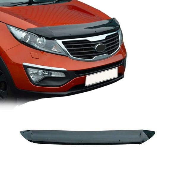 Front Bug Shield Hood Deflector Guard fits Kia Sportage 2011-2016 Black Smoke