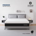 thumbnail image 2 of Colchón King Size 200x190 Foam Alta Densidad Resortes Pocket ColorDreams blanco, 2 of 9