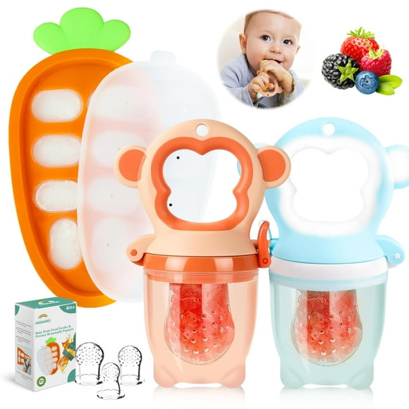 [ Alimentador Silicona para Frutas HAOBAOBEI Bebé Combo ]