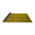 thumbnail image 2 of Ahgly Company Indoor Square Oriental Yellow Industrial Area Rugs, 3' Square, 2 of 4