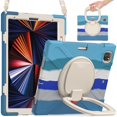 thumbnail image 3 of Funda con soporte de anillo ajustable para iPad de 9,7 pulgadas (2018) con correa para el hombro, gran soporte de anillo ajustable, protección contra golpes., 3 of 5