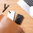 thumbnail image 7 of LOUEBICA Slim Smart Mens Wallet Card Holder Minimalist Leather Front Pocket Wallet RFID Blocking Pop Up Aluminum Case Credit Card Wallet, 7 of 7