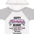 thumbnail image 4 of Inktastic Happy Birthday, Mommy I'm the Best Ever in Pink Boys or Girls Baby Bodysuit, 4 of 5