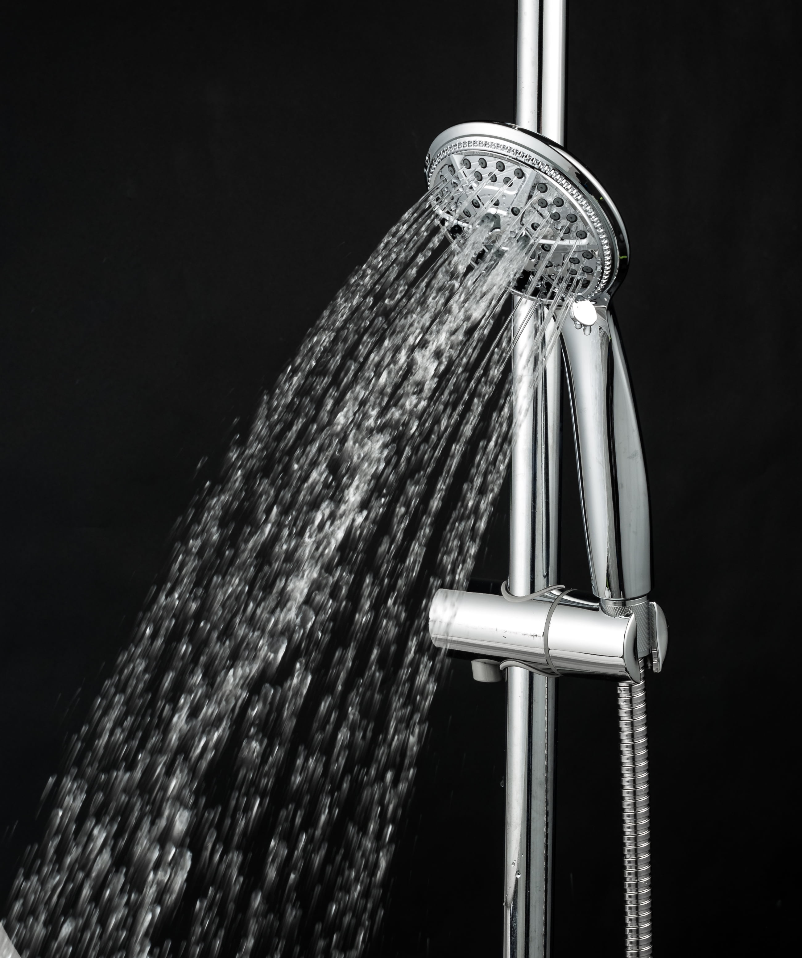 Ukoke 5-Way with High Pressure Shower Head, Hand Hold Chrome