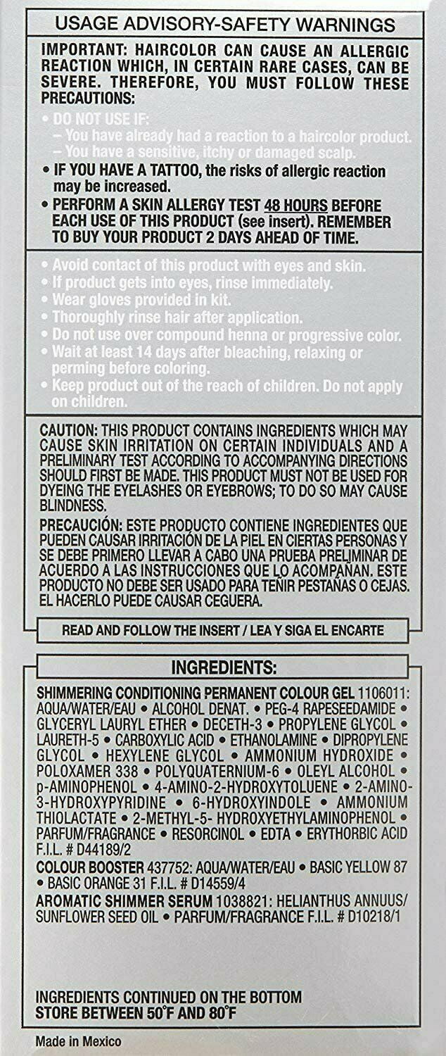 L'Oreal Paris Feria Multi-Faceted Shimmering Permanent Hair Color, C74 Copper Crave (Intense Copper), 1 Kit, 4-Pack