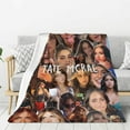 thumbnail image 2 of Flannel Blanket Tates Music McRae Nap Blanket Air Conditioning Blankets Couch Bed Office Blankets Soft and Cozy 40"X30", 2 of 6