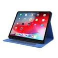 thumbnail image 2 of Case for iPad Air 13" 2025/2024 Cloth Texture Business Tablet Cover with Multi-Angle Flip Stand & Card Holder, Auto Wake/Sleep Full Body Protective Case for iPad Pro 12.9" 2022/2018/2020/2021, Blue, 2 of 9