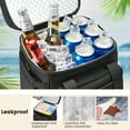 thumbnail image 5 of Versatile Container Expandable Insulated Cooler Bag 2 Tier 18L Hot Cold Food Thermal Bag for Travel Work Lunch Picnic Office, 5 of 9