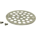 thumbnail image 1 of (1 Pack, Polished Nickel) - Polished Nickel Shower Drain Strainer Trim Kit Plate, 1 of 2