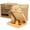 Kraft, variant on Pizza Boxes 12 inches x 12 inches x 2 inches [50 pieces] White Corrugated Cardboard Box | Breathable, oil-resistant, durable, suitable for pizza, catering, or shipping applications.