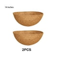 thumbnail image 3 of Inteprter 2 pack/lote estera de estambres de coco resistente al agua para plantar al aire libre acolchado ampliamente aplicable es Jardín y Patio circular 14 pulgadas, 3 of 6