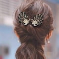 thumbnail image 1 of Moño para el cabello para mujer, rizador con diamantes de imitación, impresionante diadema, accesorios para el cabello, herramientas de estilismo para Estilo D Salvador Moño, 1 of 10