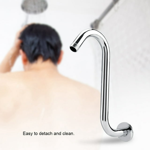Extensor de brazo de ducha brazo de extensión brazo de ducha con elevación de cabezal acero inoxidable largo y curvado para baño de ducha ANGGREK Otros