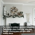 thumbnail image 2 of Kurt S. Adler Silver and Gold Champagne Rattan Wreath, 24-Inch, 2 of 5