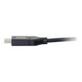 thumbnail image 4 of C2G Câble USB-C de 10 Pi - Câble USB-C vers USB-C - USB-C 2.0 5 A - 480 Mbps - M/M - Câble USB - 24 Broches USB-C (m) Réversible vers 24 Broches USB-C (m) Réversible - USB 2.0 - 30 V - 5 A - 10 Pi - Noir, 4 of 4