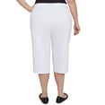 thumbnail image 2 of Alfred Dunner Womens Plus-Size Novelty Cuff Tummy Control Capri, 2 of 4