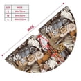 thumbnail image 3 of Rateoe Cut Cats Print Christmas Tree Skirt 48" for Xmas Holiday New Year Party Circle Tree Mat Ornaments Decoration, 3 of 7