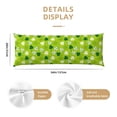 thumbnail image 3 of Gaeub St Patrick's Day7 Printed Long Body Pillowcase Envelope Closure 1 Pack Wrinkle for Night Sweats - 20x54 in, 3 of 8