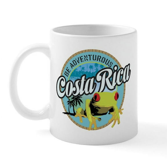 CafePress - Costa Rica Mug - 11 oz Ceramic Mug - Novelty Coffee Tea Cup