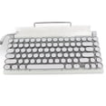 thumbnail image 1 of M Buder Teclado Mecánico Inalámbrico de 83 Teclas con Control de Perilla Teclas Redondas Retro Diseño Ergonómico Plug and Play 3 Modos para Teléfono Laptop Blanco (39.00 cm / 15.35 inches), 1 of 9