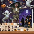 thumbnail image 4 of 2025 Halloween Arrival Calendar 3D Non Flat Halloween Countdown Calendar Includes 24 Statues Before Halloween Arrival Calendar Halloween Arrival Visual Timer for Classroom Sand Timer for Classroom, 4 of 4