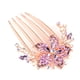 thumbnail image 1 of Accesorios para peinetas con diamantes de imitación y flores, 1 of 5