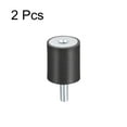 thumbnail image 3 of Unique Bargains Rubber Mounts 2 Pack M8 Male/Female Vibration Isolator Shock Absorber D30mmxH40mm, 3 of 5